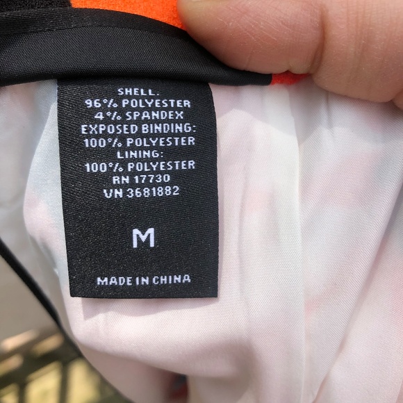 Victoria Beckham Orange Flower Skirt, NWT - Picture 5 of 5